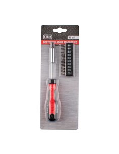Chave de fenda magnética multibit Stein 11 em 1 2