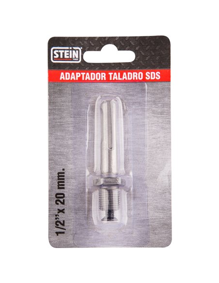 Adaptador para broca stein sds 1/2"x20mm