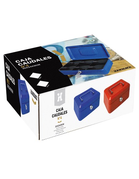 Caja Caudales Plus Nº4 30x24x9 Cm C/C