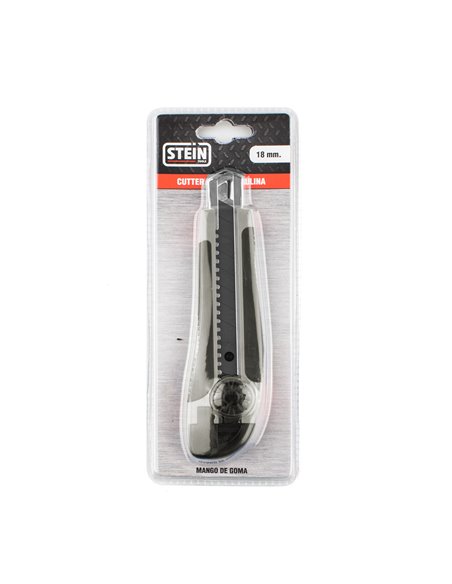 Cutter Stein Bloqueo Rulina M/Goma 18 Mm