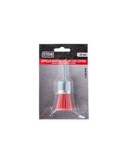 Cepillo brocha stein nylon abrasivo espiga 22mm 2