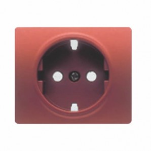 Tapa enchufe schuko 2P+TT COBRE JAIPUR BJC IRIS 18724-CJ