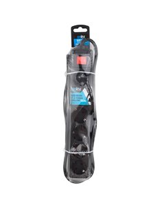 Base negra onlex t/t interruptor cable 1,5 mts 6 tomas 2