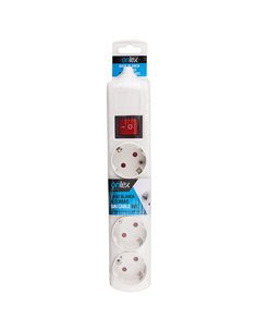 Base blanca onlex t/t interruptor sin cable 4 tomas 2