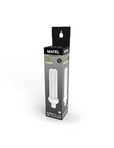 Bombilla led plc matel g24 9w neutra 2