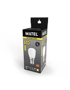 Bombilla led frigorífico matel e14 2w cálida 2