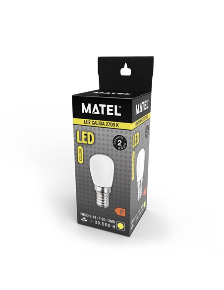 Bomb Led Frigorifico T20 E14 2 W Cal