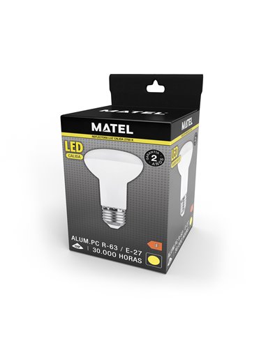 Bomb Led Reflectora R-63 E27 8w Calida