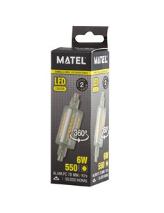 Bomb Led Lineal 360º 24x 78mm 6w Cal 2