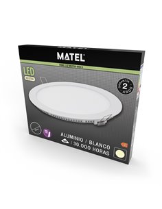 Downlight Led Redondo Blanco 15w Neutra 2