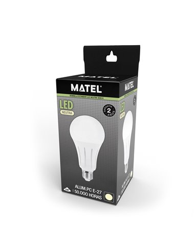 Bomb Led Estandar Alum Fundido E27 24w N