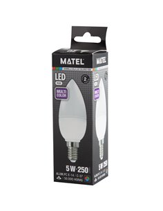 Bomb Led Vela E14 5w Rgb 2
