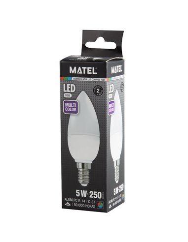 Bomb Led Vela E14 5w Rgb