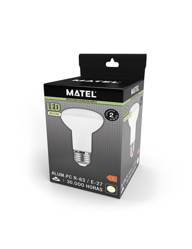 Bomb Led Reflectora R-63 E27 8w Neutra