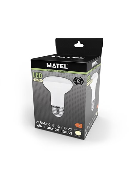 Bomb Led Reflectora R-63 E27 8w Neutra