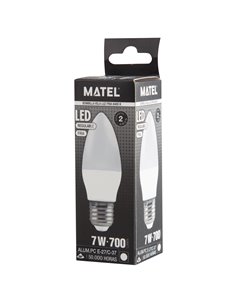 Bomb Led Vela Regulable E27 7w Fria 2