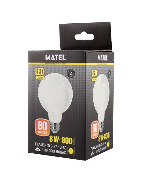 Bomb Led Filam Globo G80 Opal E27 4w C