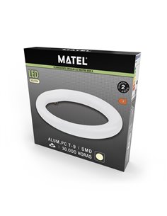 Fluorescente led circular matel 40cm 32w neutra 2