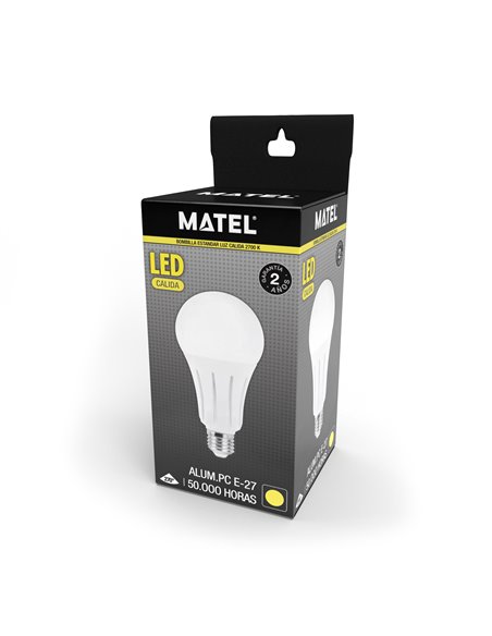 Bomb Led Estandar Alum Fundido E27 20w C