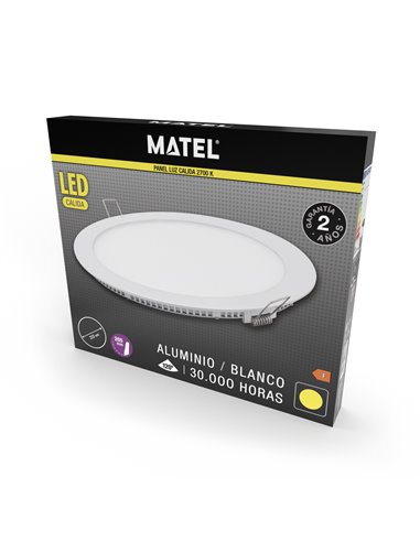Downlight Led Redondo Blanco 24w Cal