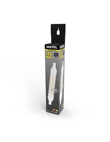 Bomb Led Lineal 360º 15x 78mm 5w Calid