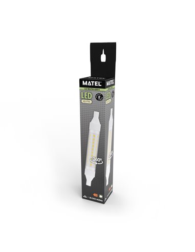 Bomb Led Lineal 360º 15x 78mm 5w Neutra