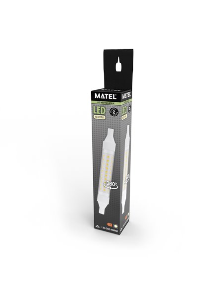 Bomb Led Lineal 360º 15x 78mm 5w Neutra