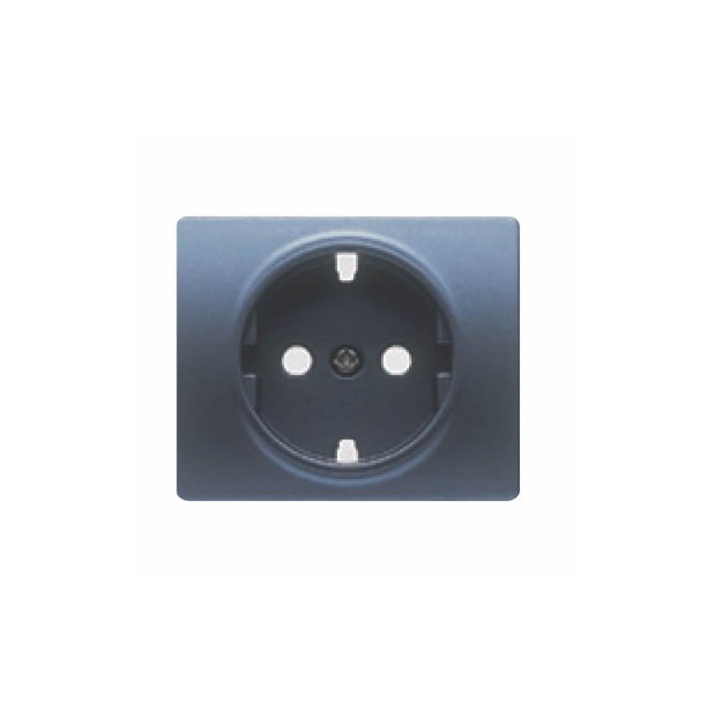 Tampa de plugue Schuko 2P+TT NEPTUNO STEEL BJC IRIS 18724-AN