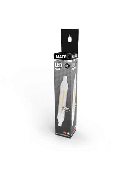 Bomb Led Lineal 360º 15x118mm 8w Fria