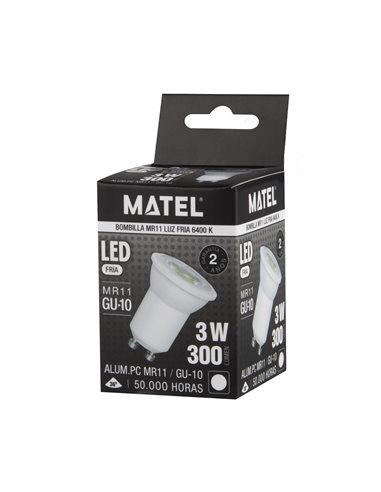Bomb Led Dicroica 36º Mr11 Gu10 3w Fria