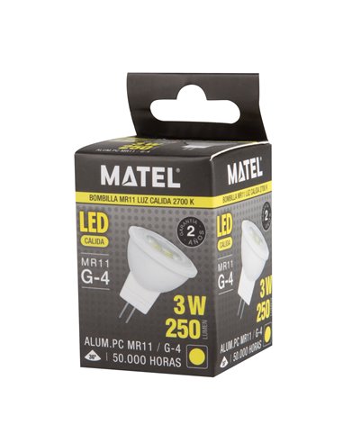 Bomb Led Dicroica 36º Mr11 G4 3w Cal
