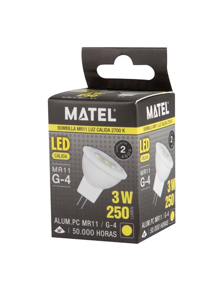 Bomb Led Dicroica 36º Mr11 G4 3w Cal