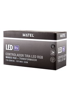 Controlador tira led matel 230v rgb 24funciones 2
