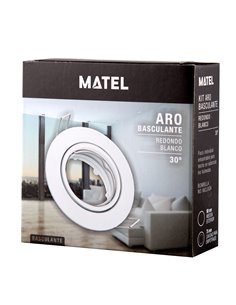 Kit Aro Basculante Redondo Blanco 2