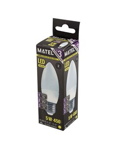 Bomb Led Vela 3 Intensid E27 5w Cal 2