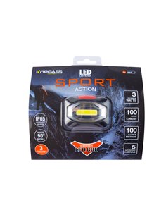 Linterna led korpass cob frontal 3w 2