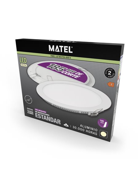 Downlight Led Corte 185mm Blanco 18w Neu