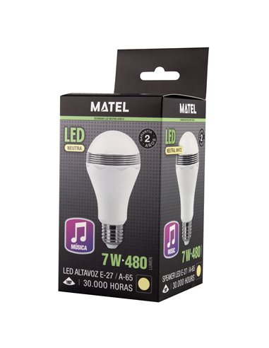 Bomb Led Estandar E27 7w Neut AltaVoz