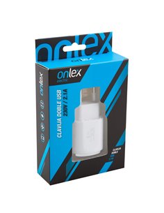 ClaVija Onlex 230V Doble Usb 2 1a 2