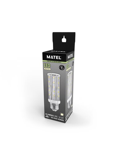 Lâmpada LED tubular Matel E27 10W 4200K