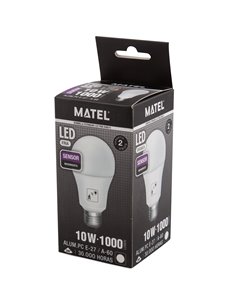 Bomb Led Estandar Sens Presen E27 10w F 2