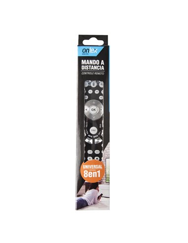 Mando a distancia onlex universal 8 en 1