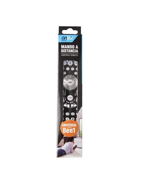 Mando a distancia onlex universal 8 en 1