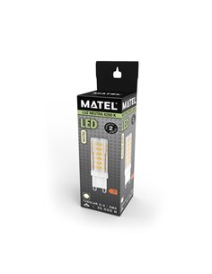 G9 matel alumínio pc lâmpada led 6W 4200K 2