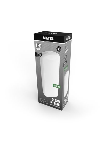 Luz Emergencia Led Superficie 2 5w 150lm