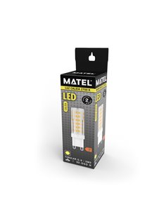 G9 matel alumínio pc lâmpada led 8W 2700K 2