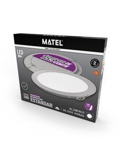 Downlight Led Corte 185mm Gris 18w Fri 2