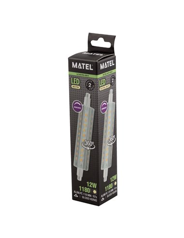 Bomb Led Lineal 360º 22x118mm Regu 12w N
