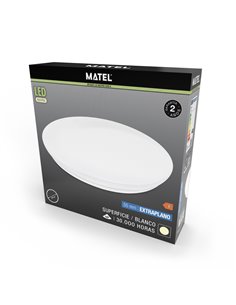 Aplique Led Redondo Extraplano 12w N 2