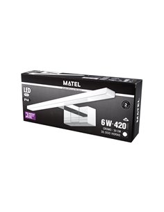 Aplique Led Espejo Crom 30cm Ip44 6w Fri 2